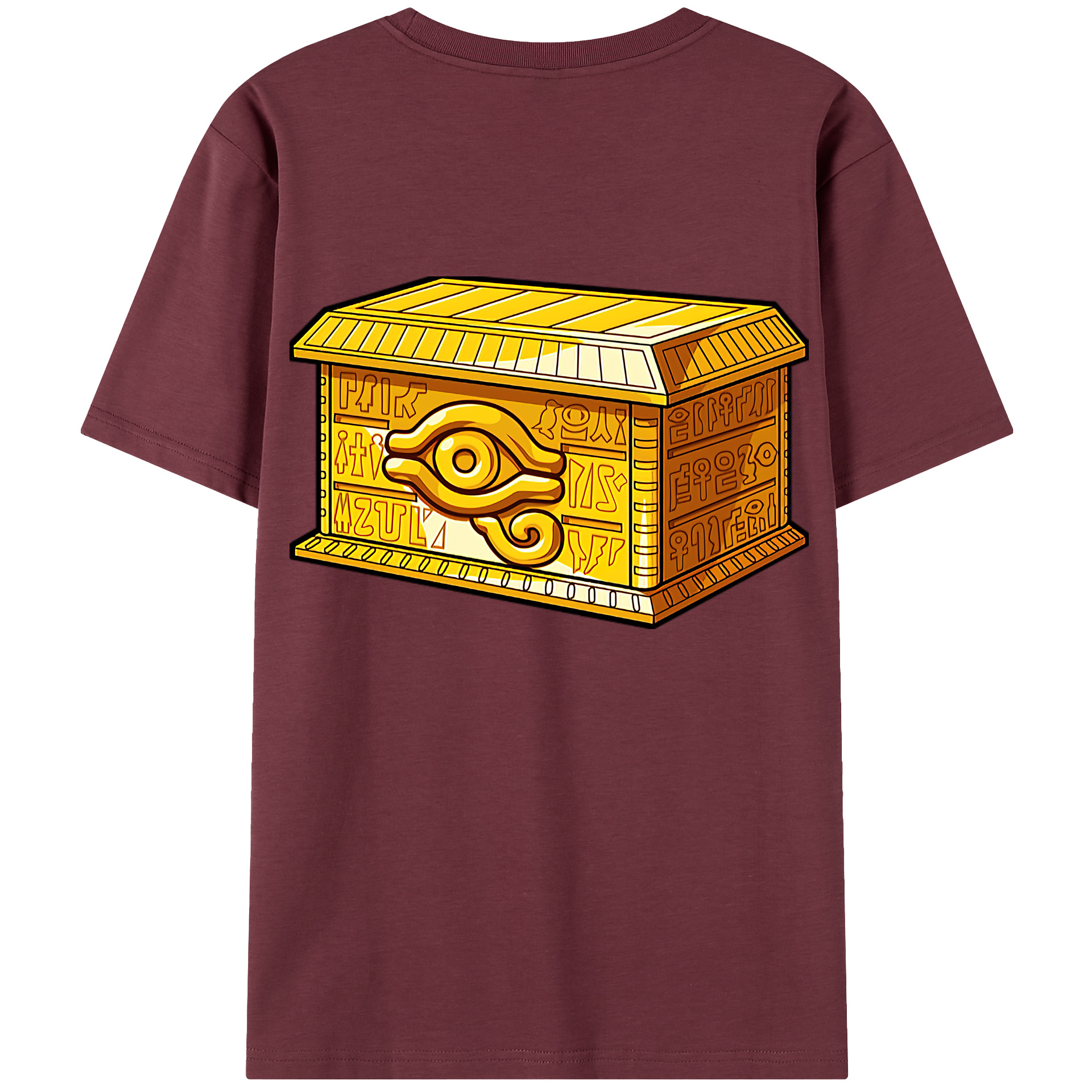 （画像用） 遊☆戯☆王 Yu-Gi-Oh! 綿100％半袖Tシャツ（背面プリント）